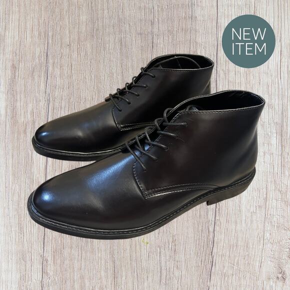 Kenneth Cole Reaction Parker Chukka Boots – Men’s 10.5 – Black – NEW - Picture 1 of 6